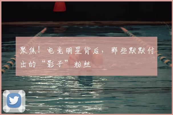 聚焦！电竞明星背后，那些默默付出的“影子”粉丝