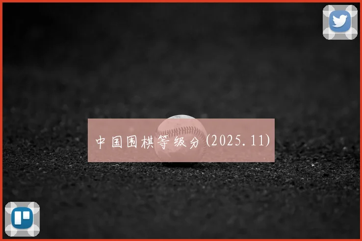 中国围棋等级分(2025.11)